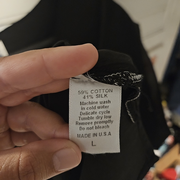 KEALOPIKO BLOUSE - SIZE LARGE - BLACK - Picture 3 of 4